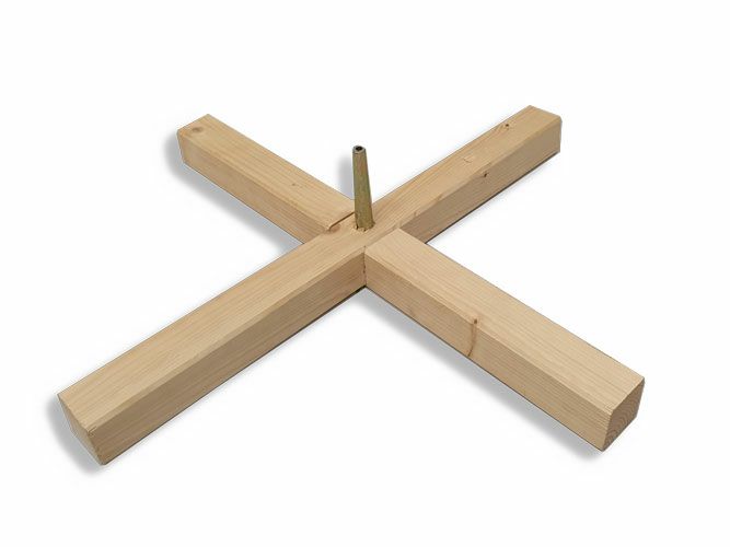 Cross stand spruce, 52 cm (pre-assembled)