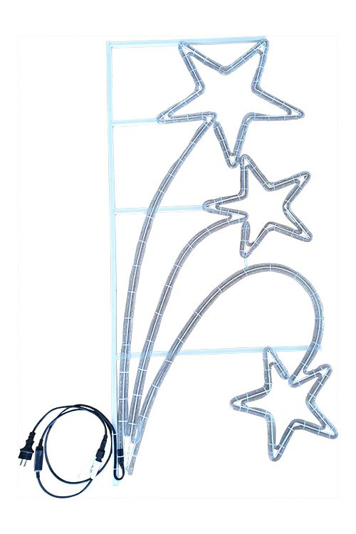 LED Light Tube Stars, 144 x 68 cm