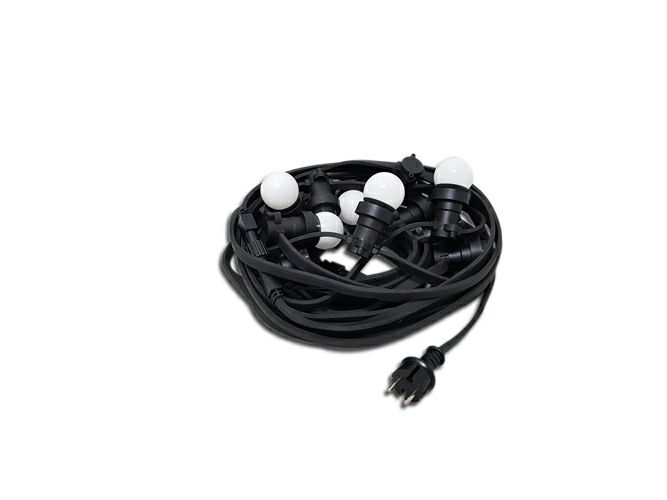 LED outdoor fairy lights (E27), 12.6 m