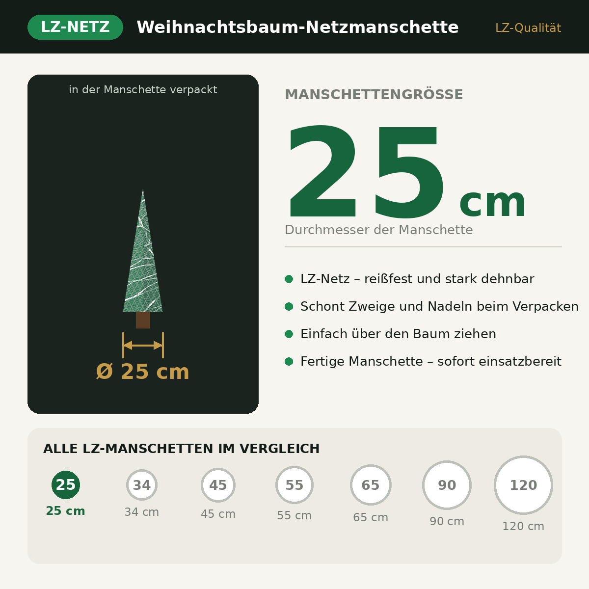 Easynet LZ PB, Ø 25 cm (4.000 m)